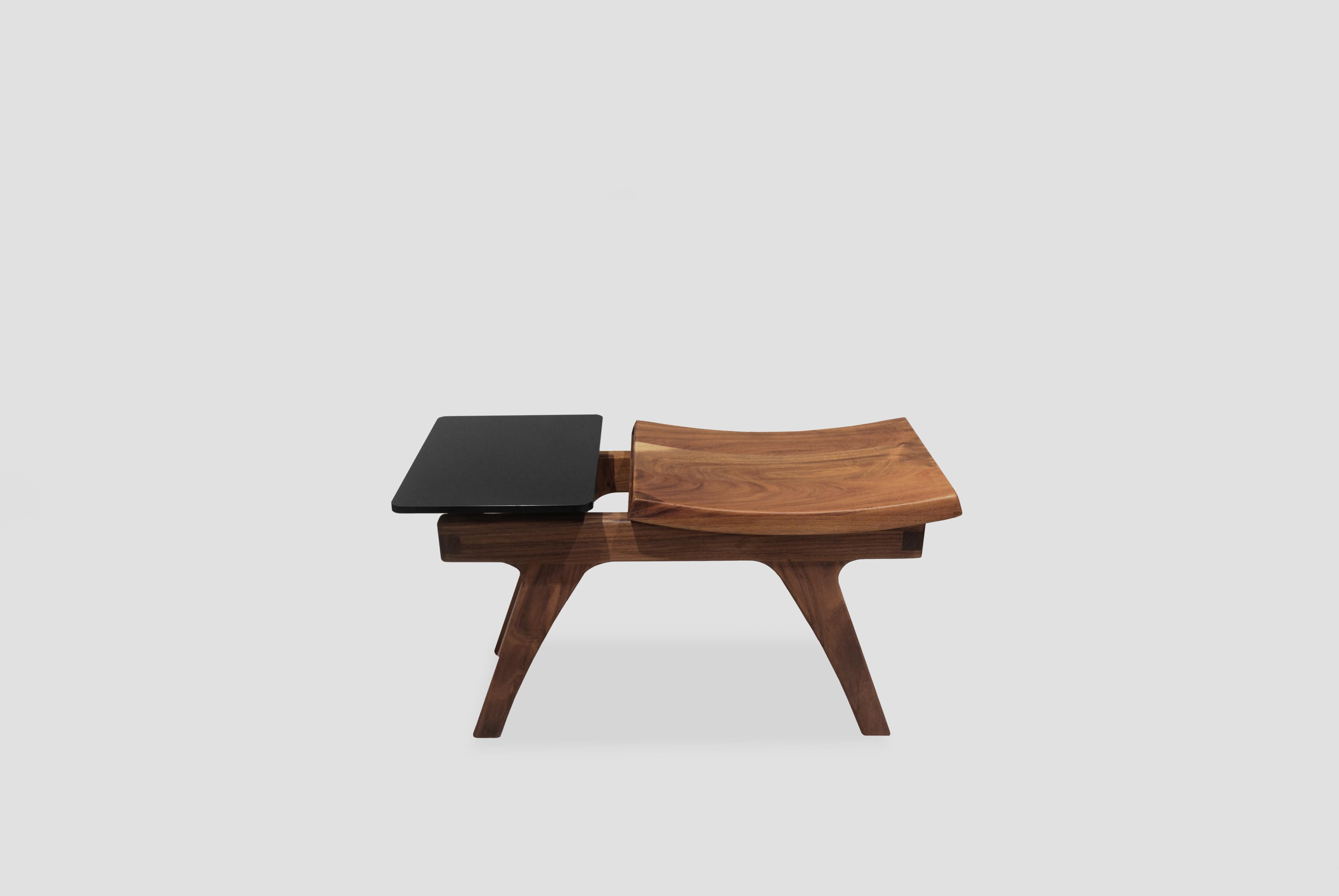 Tripot is a walnut stool designed by Arturo Verástegui for Breur Estudio. This piece is part of Diseño y Ebanistería, Breur Estudio first ever collection, in which they collaborated with top designers to achieve exceptional pieces.

Arturo