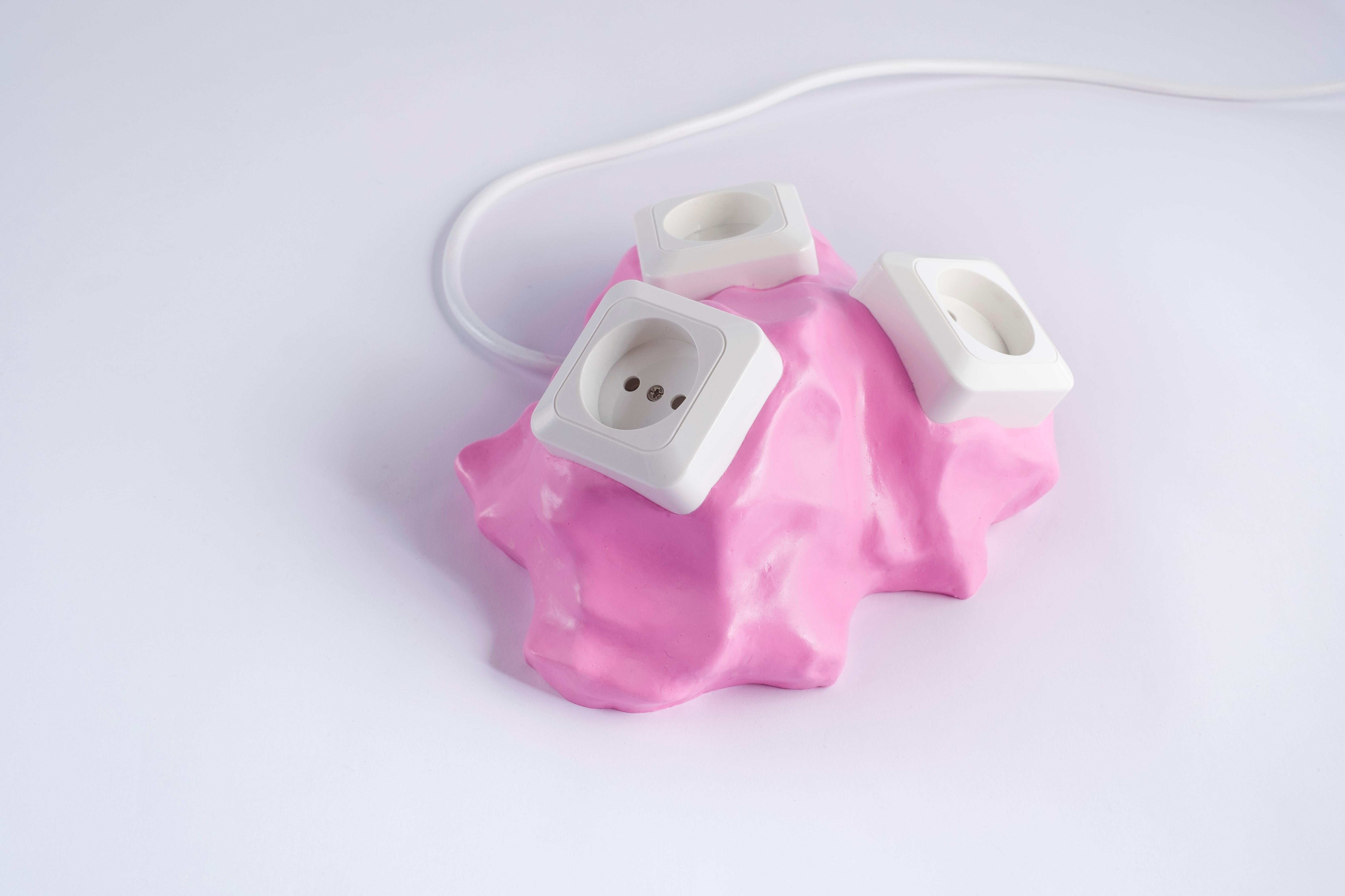 Other Tripple socket pink, Studio Gert Wessels For Sale