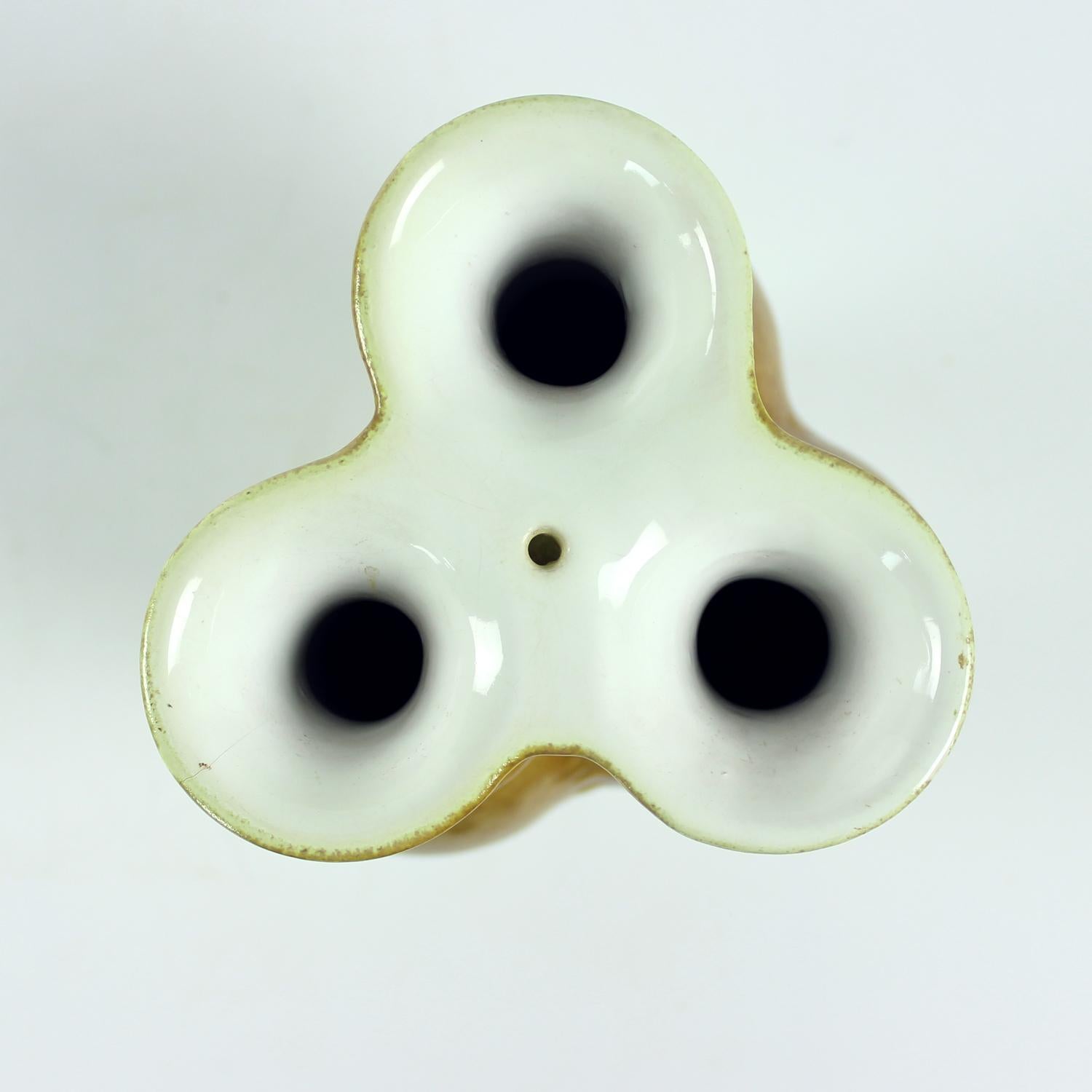 Vaso triplo in ceramica, Cecoslovacchia 1960 in vendita 8