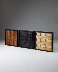 Mid-Century Modern Triptych – Finnish Wooden Wall Reliefs, 1960s