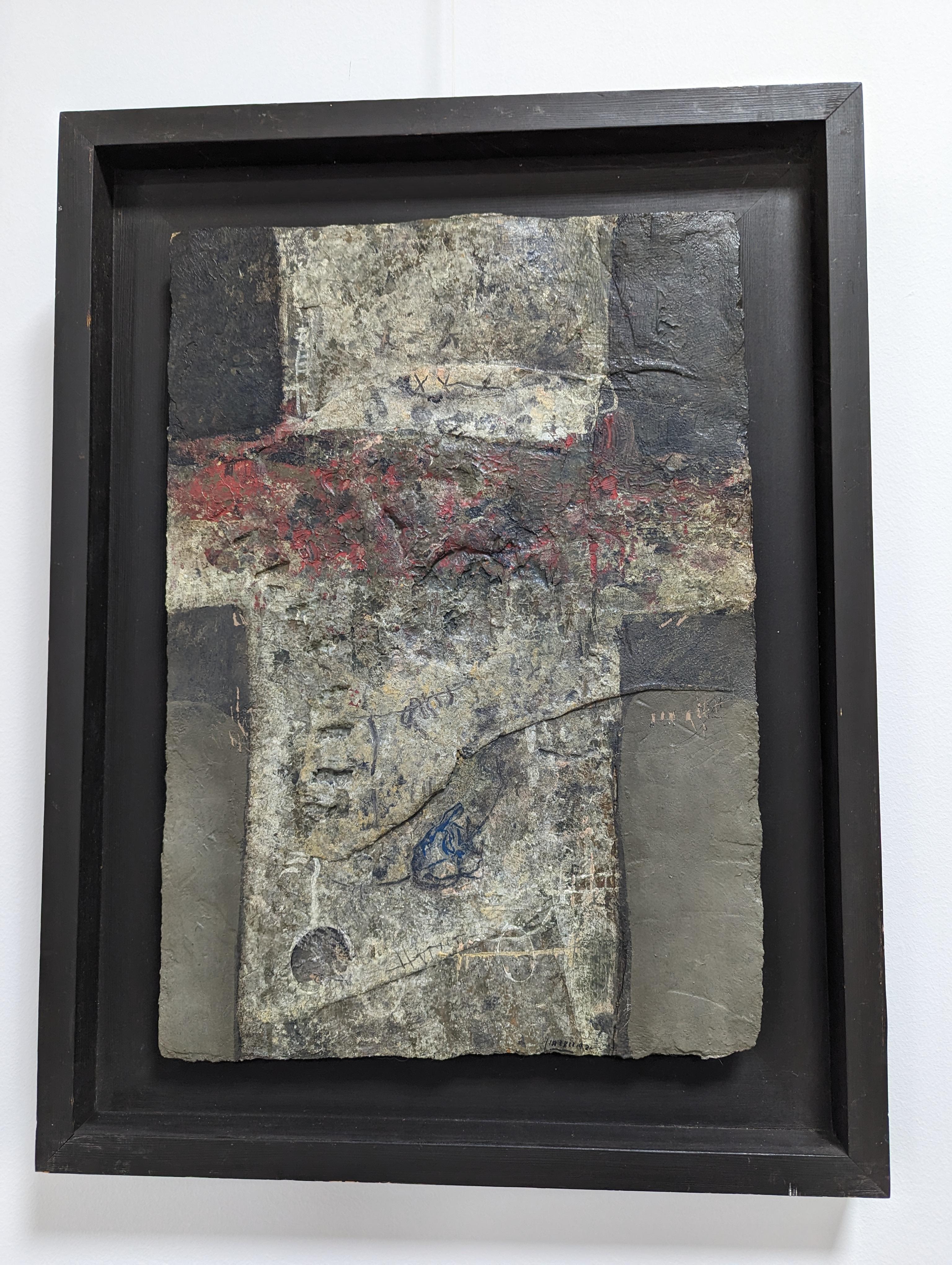 Late 20th Century Triptych by Antonio Jiménez in Mixed Media, 1980s For Sale