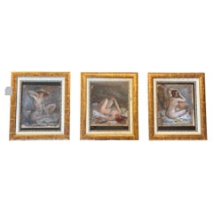 Triptych. follower of the french impressionist Early 20th century