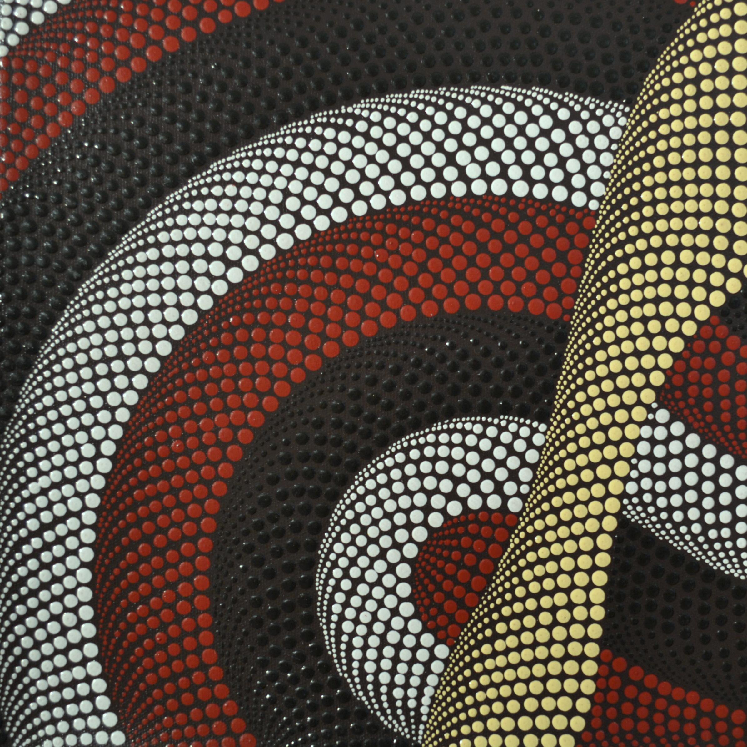 Australian Triptych of Contemporary Aboriginal Paintings