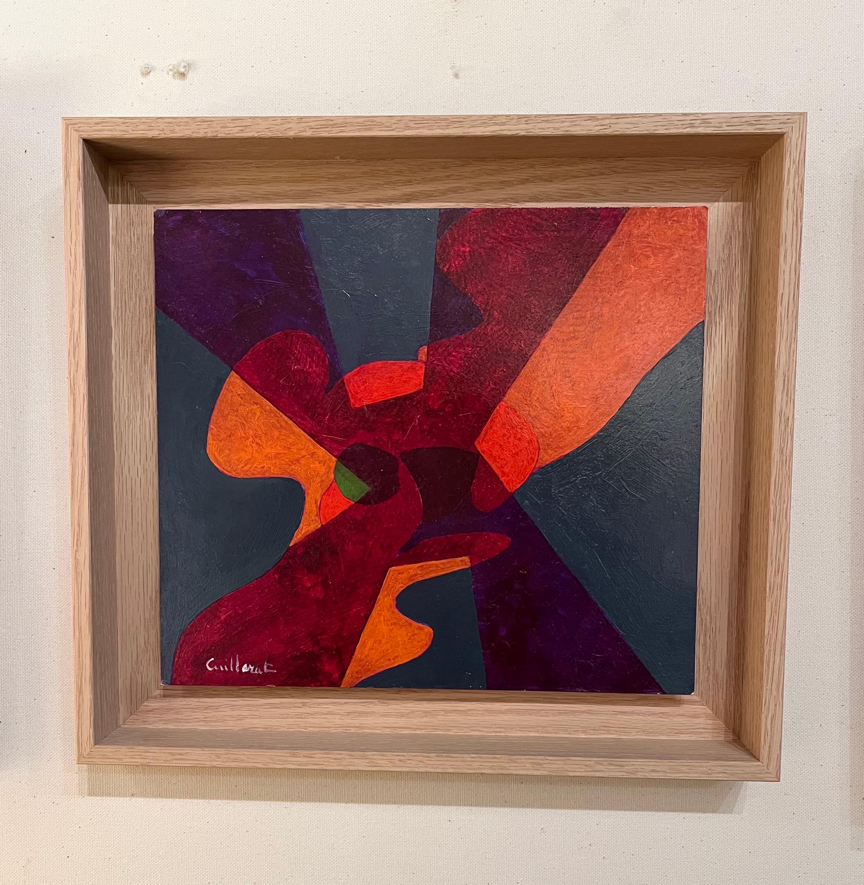Tríptico de cuadros de Jean Cuillerat Bellas artes en venta