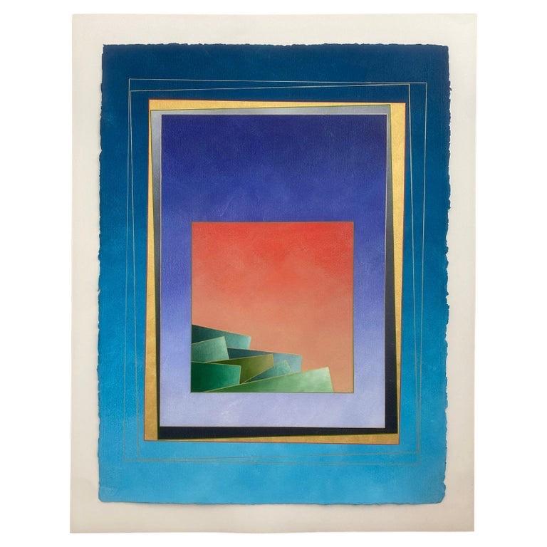 Drei Originalgemälde von Richard Carter in maßgefertigten Acrylrahmen, alle mit Provenienz aus dem Weingarten Realty Investors Corporate Art Program und Kauffman Galleries (Houston, TX) en verso.

Richard Carter kam 1971 aus New Jersey in das