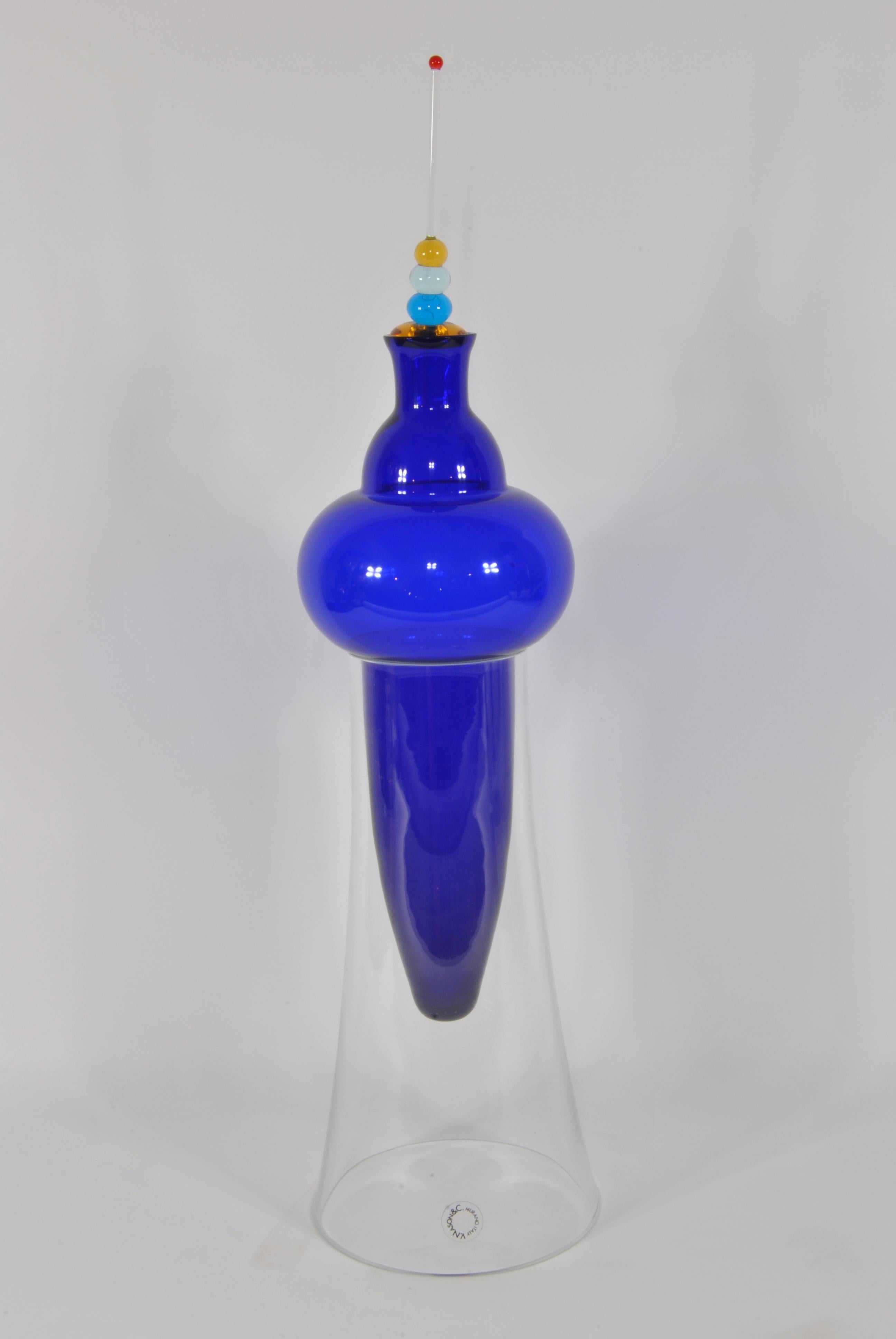 Fin du 20e siècle Triptyque de vases, design Carlo Nason, Production V. Nason & C. en vente