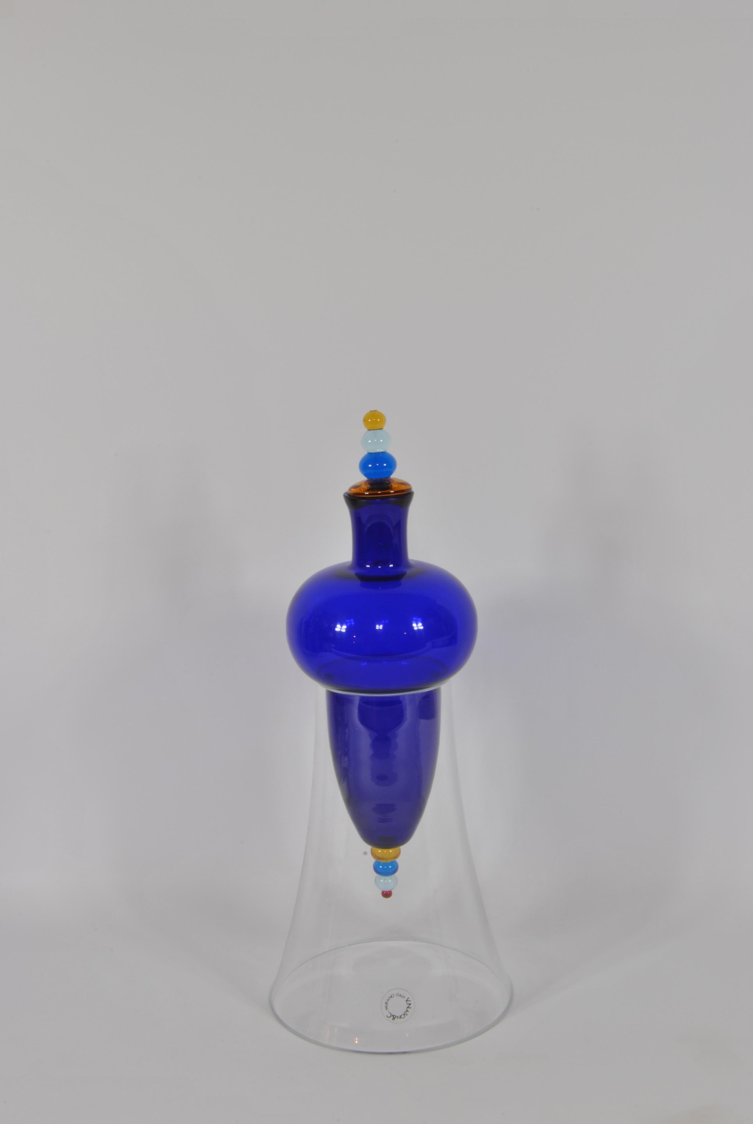 Cristal Triptyque de vases, design Carlo Nason, Production V. Nason & C. en vente