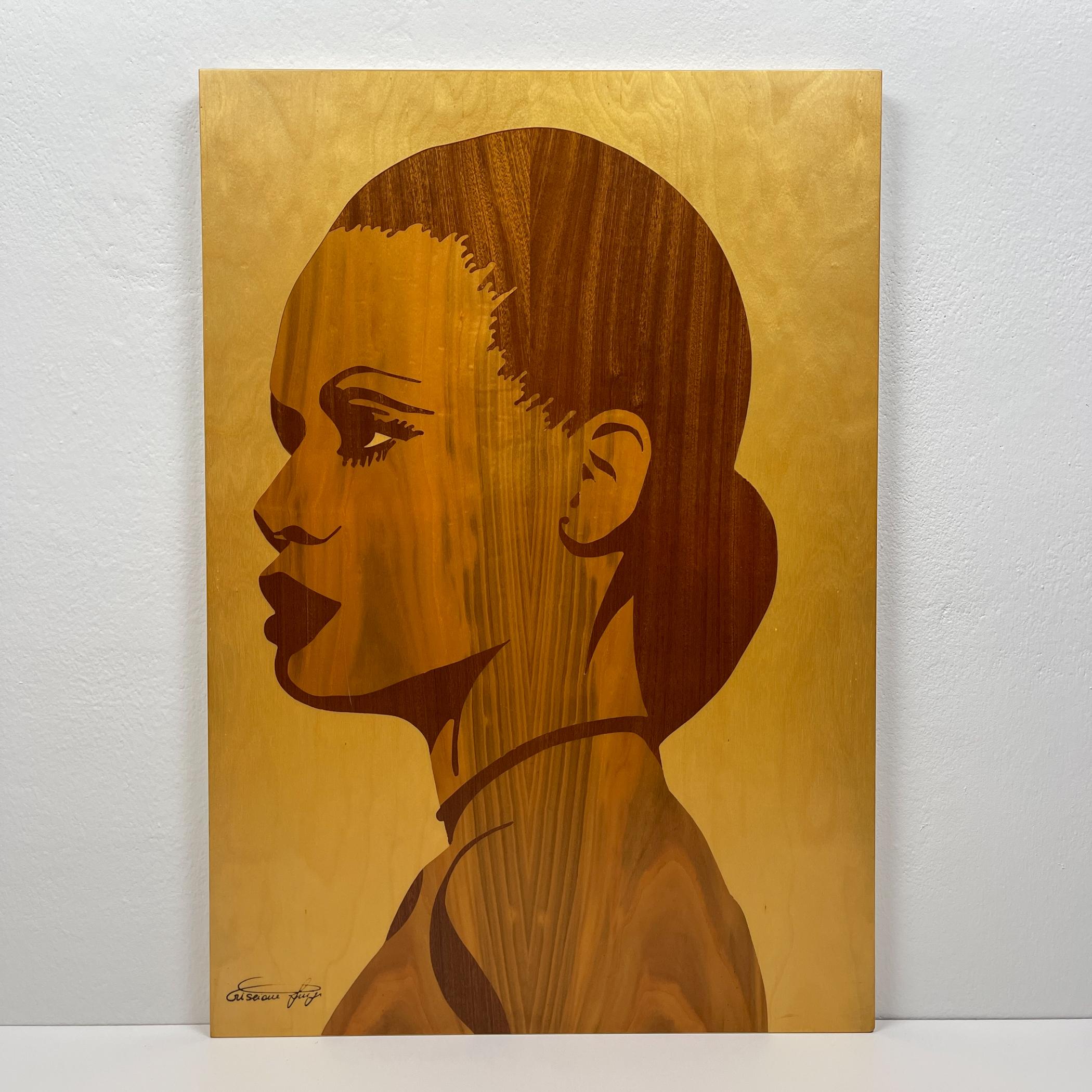 20th Century Triptych wooden painting 