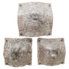 Tris wall sconces Murano Space age