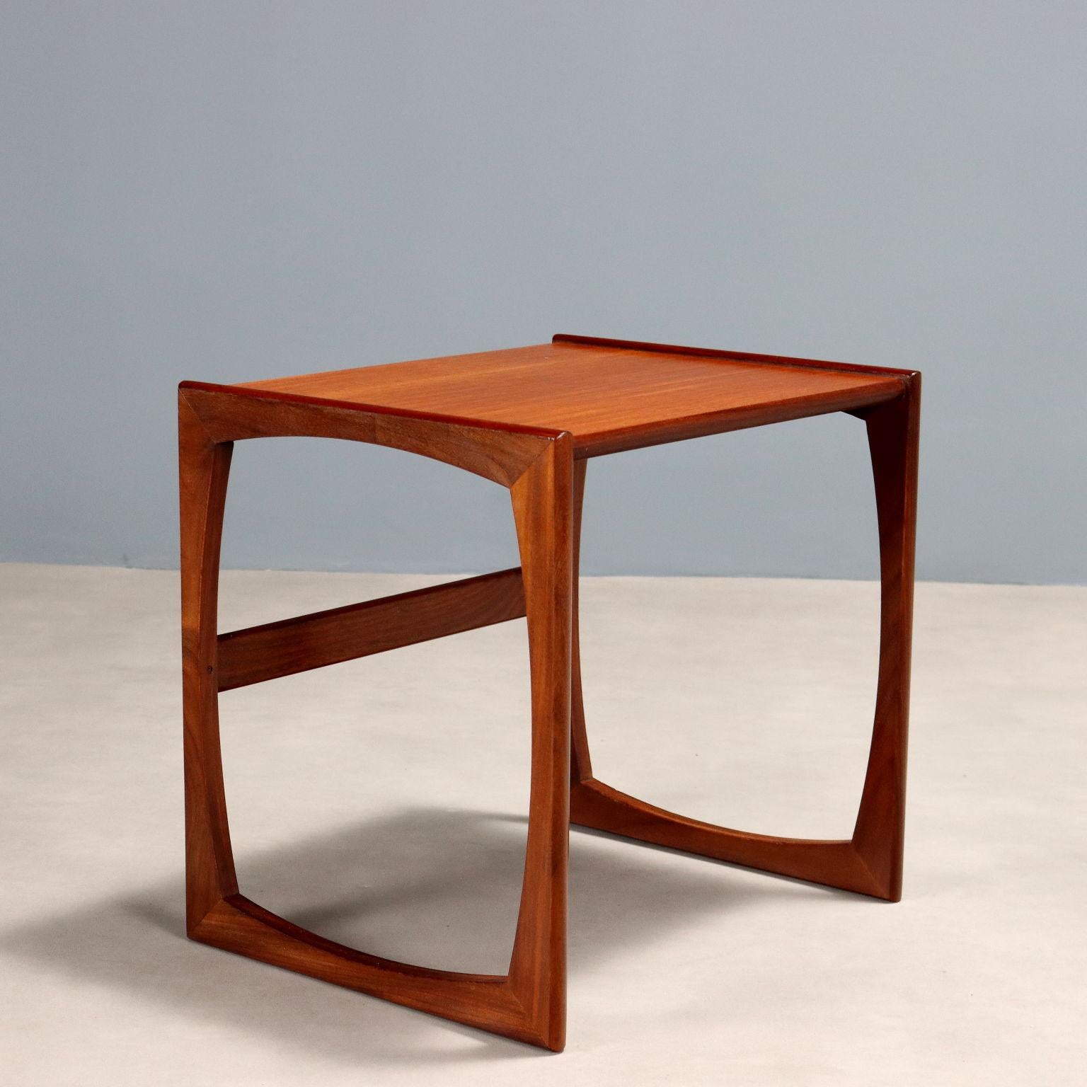 Teak Tris di Tavolini a Nido Anni '60 in vendita