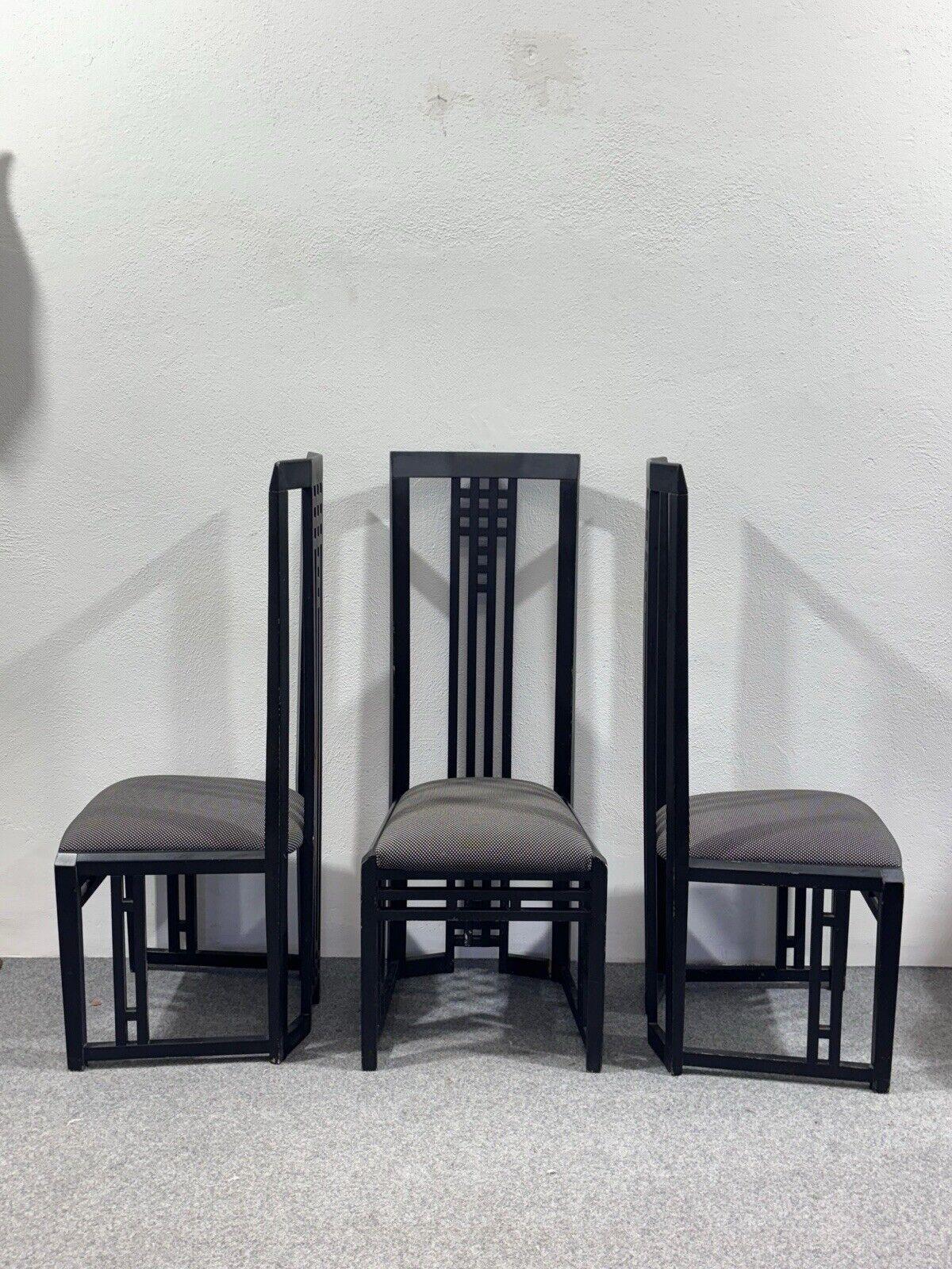 Tris Sedie Tronetto in Legno 1970’s Design Modernariato in vendita 1