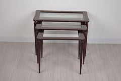 Tres mesas plegables, Italia, años 50