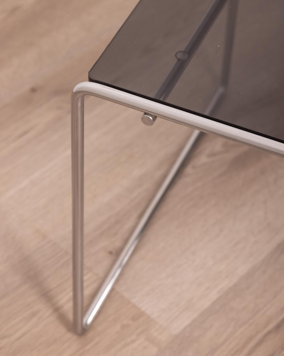Italian Tris tavolini impilabili vintage anni 70 Marcel T design K. Takahama per Cassina
