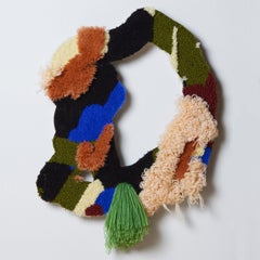 'Bit 21 (Lucky Duck)' - contemporary fiber - tufting - lucky charm