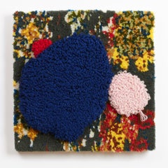 'Boom, Boom, Boom' - fiber art contemporanea, texture, motivi, punti, ciuffi