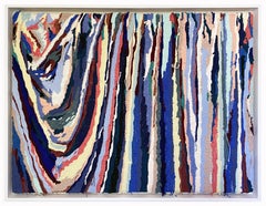 "Drawn In" - contemporary fiber art - tufting - drape - Trompe-l'œil - Hicks