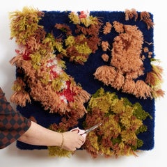 'The Grow Show' - contemporary fiber art, pattern, abstract, colorful, muted