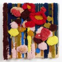 Tomorrow's Another Day" - art contemporain en fibre, motif, abstrait, botanique