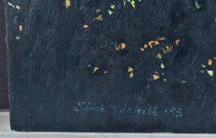 Trish Nickell, "Hawk's Refuge" Oil on Wood Panel 10x 13 3/4