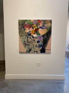 Fawn: Camouflaging My Heart: Acrylic, Mixed-Media on Canvas, 2010s, New, 36x36