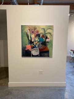 Stipule: Abstract Painting, Acrylic, Mixed-Media on Canvas, 2010s, New, 36x36