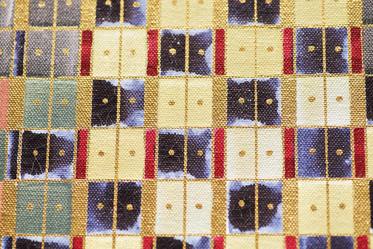 Meditativo, Geometrico, Pittura verticale, Arte astratta contemporanea in vendita 6
