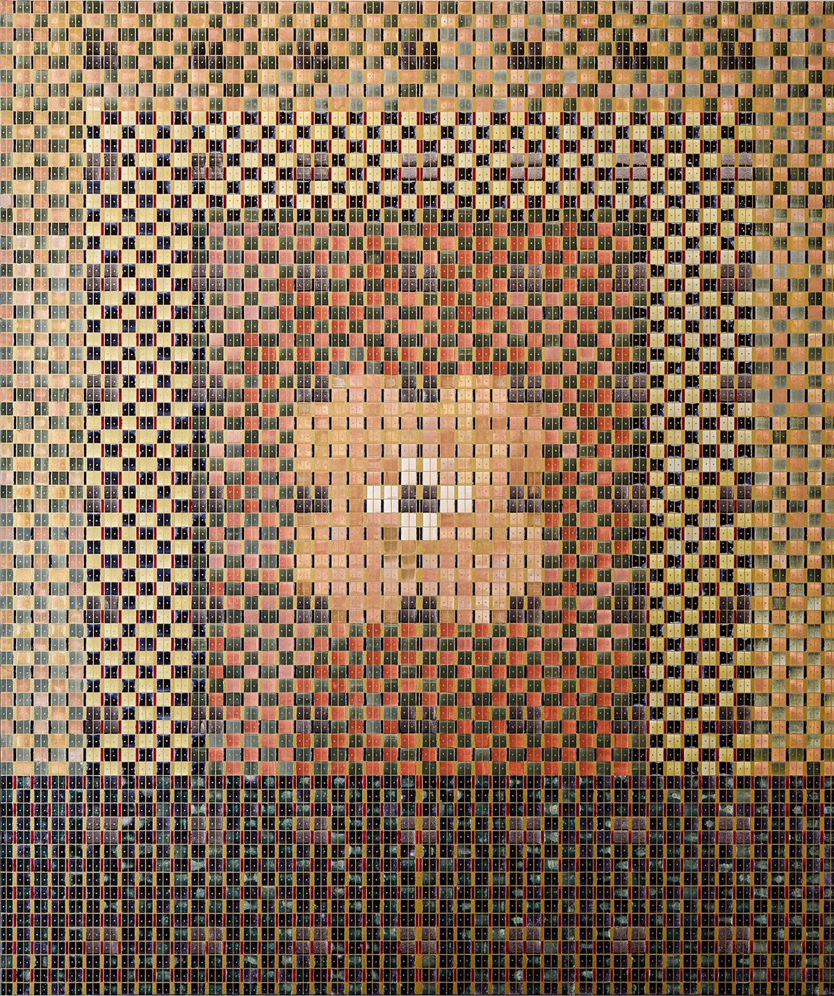 Abstract Painting di Trishla Jain - Meditativo, Geometrico, Pittura verticale, Arte astratta contemporanea