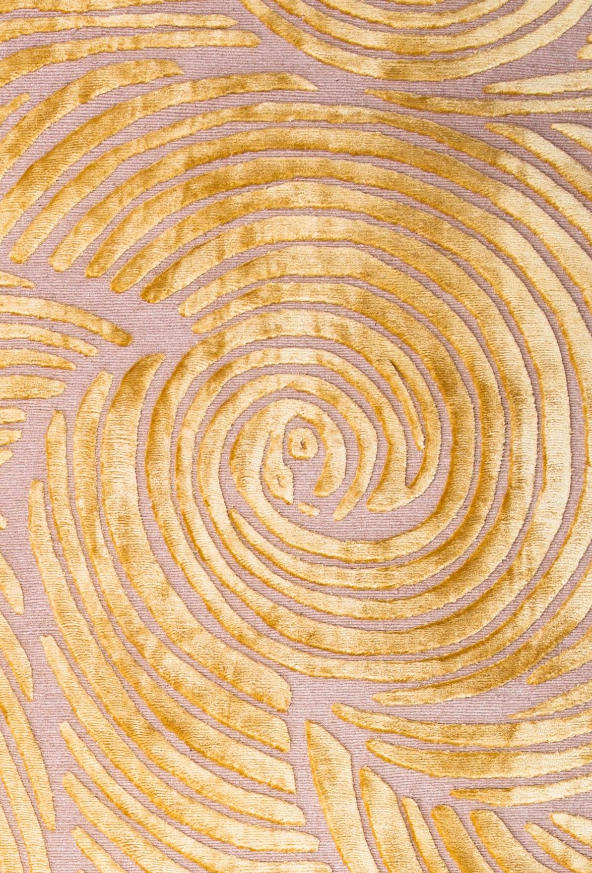 Laine TRISKELE ~ Mode de sol noué à la main par le designer irlandais JEFF AIRD ~ Soie véritable en vente