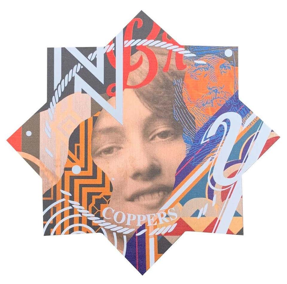 Tristan Eaton Coppers 'Gilded Lady' Medallion