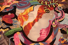 Versace Medusa (Variante Aura Roja) Graffiti Street Art Impresión firmada Prueba de artista