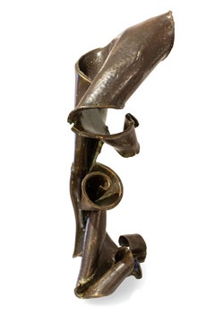 Sculpture abstraite en bronze Tempest de Tristan Govignon