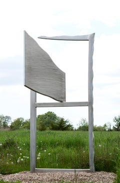 Fenêtre Sur Le Monde (Window on the World) -  stainless steel, outdoor sculpture