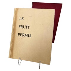 Tristan Tzara, “Le Fruit Permis,” with original stencils by Sonia Delaunay