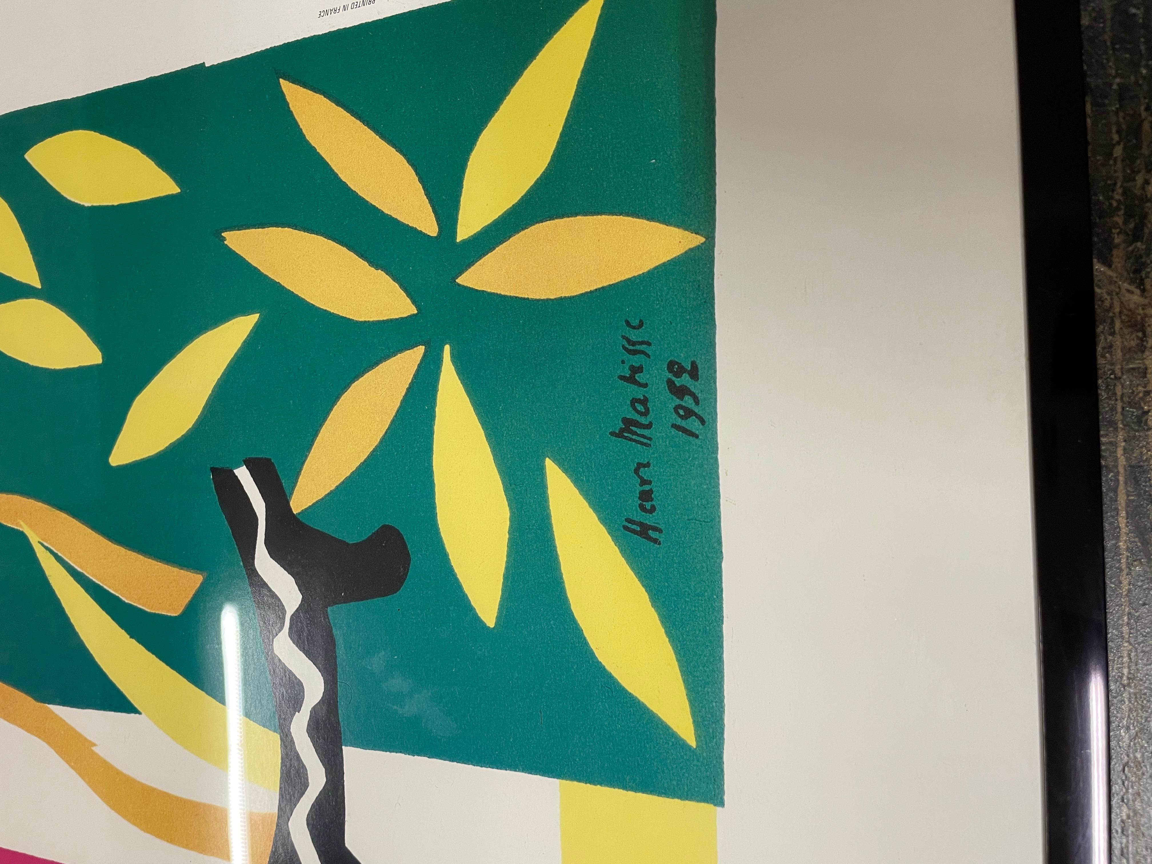 Druck „“Tristesse Du Roi“, Henri Matisse zugeschrieben, 1952 im Zustand „Gut“ in Philadelphia, PA