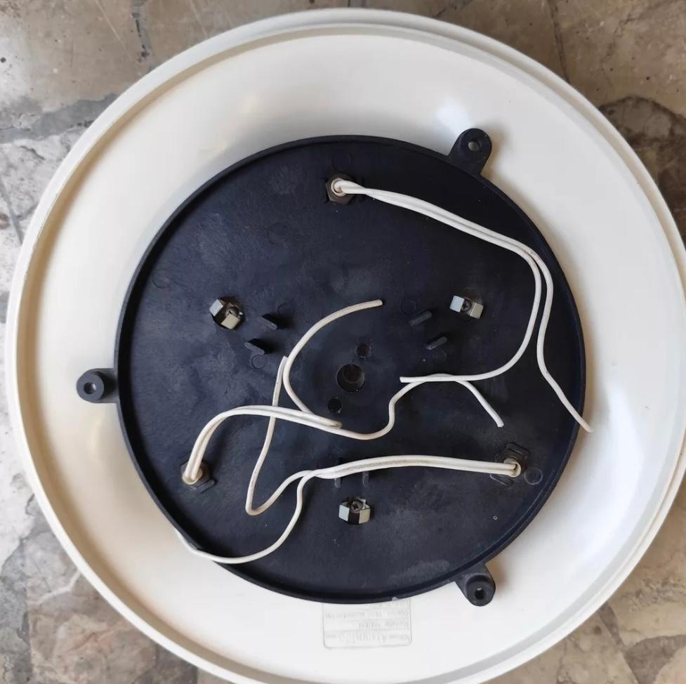 Triteti Ceiling or Wall Flush Fixture, Artemide, Vico Magistretti, Italy, 1969 For Sale 1