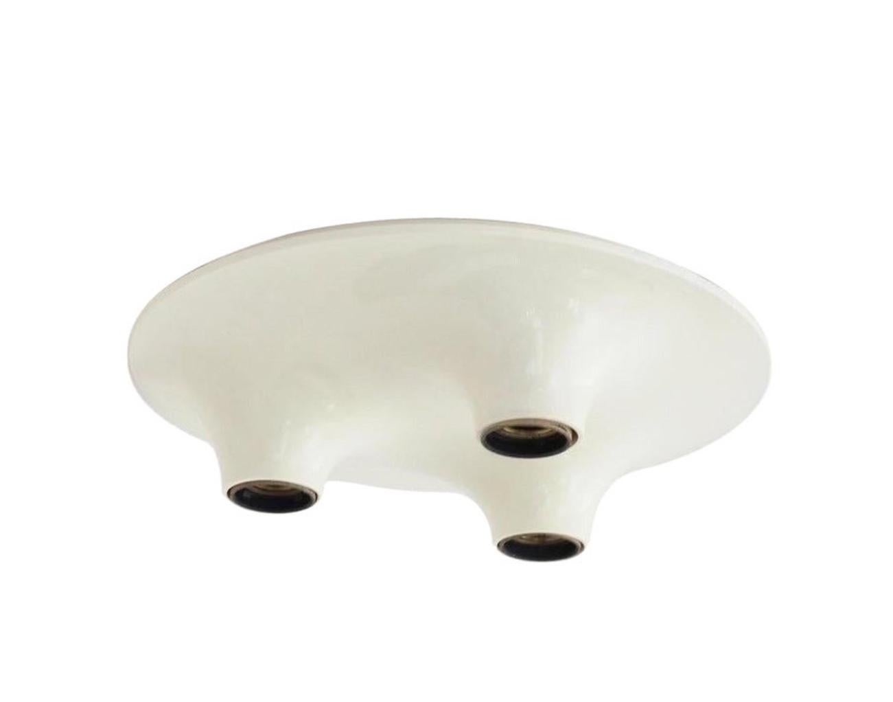 Triteti Ceiling or Wall Flush Fixture, Artemide, Vico Magistretti, Italy, 1969 For Sale 2