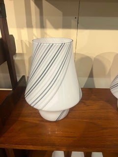 Triptych 2 Abat-Jour plus Vintage Murano Glass Dresser Lamp 1970s