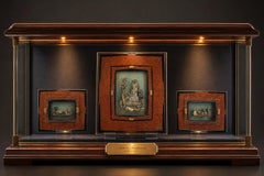 Alessandro Zenobi Art Triptych - High reliefs in 999 Silver and 24kt Gold in Rad