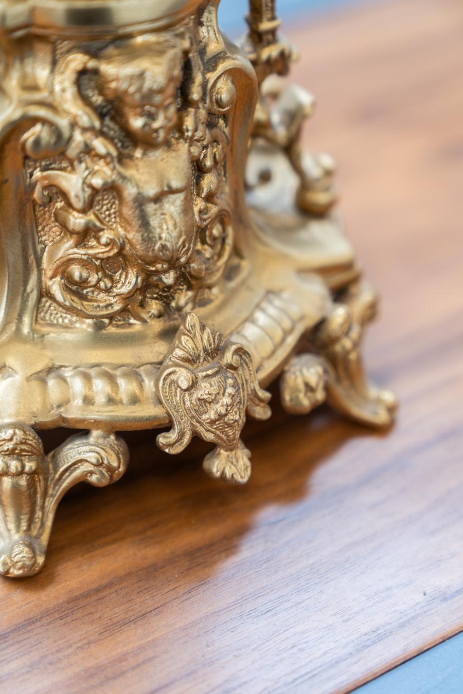 Trittico in ottone e ceramica anni 70 - Lancini in vendita 5