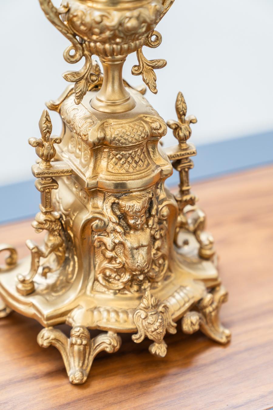 Italian Trittico in ottone e ceramica anni 70 - Lancini in vendita