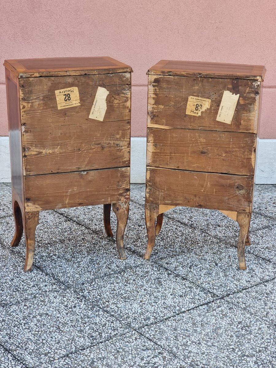 Legno Trittico vicentino in legno di palma e ciliegio, periodo Impero – inizi XIX. in vendita