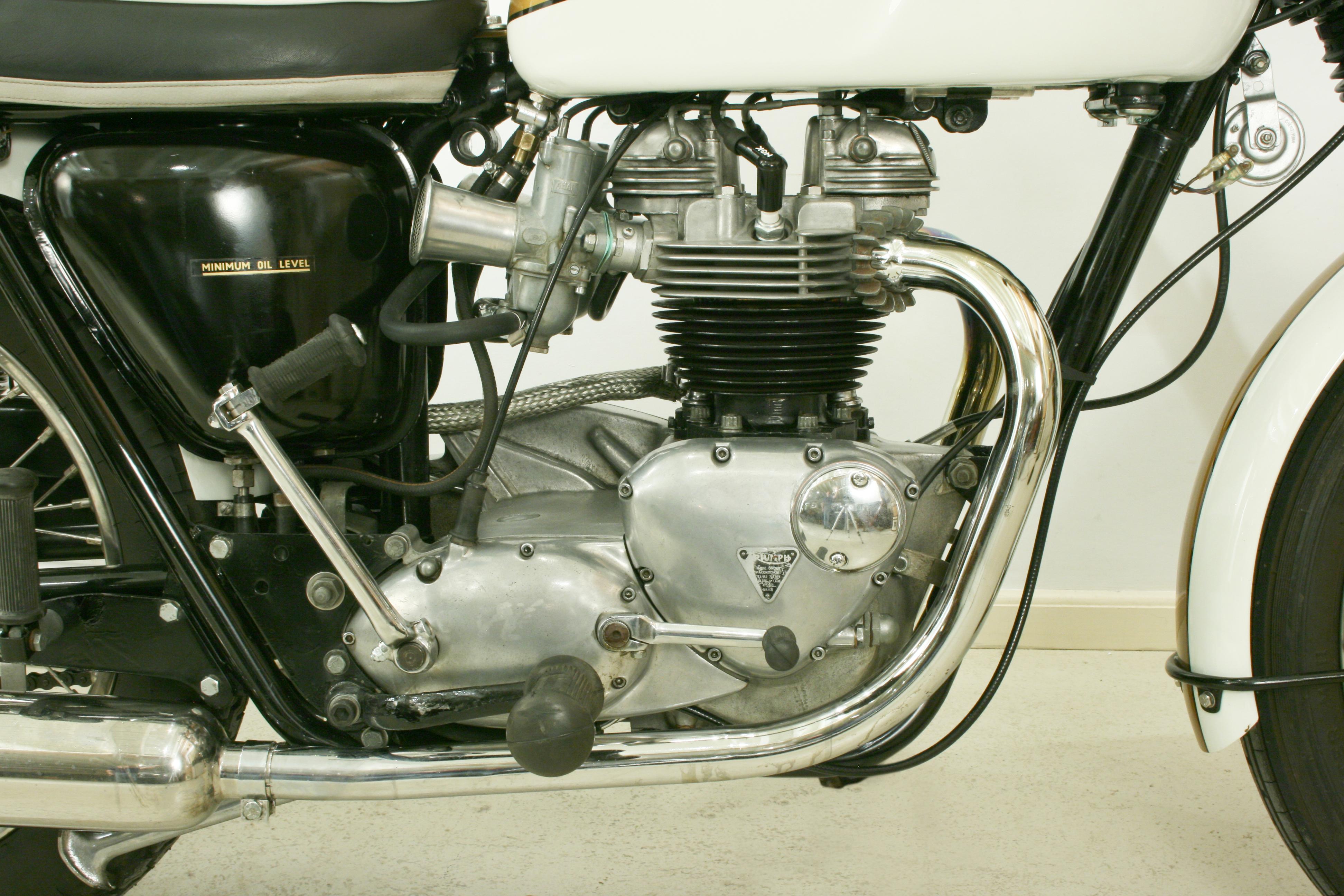 Mid-20th Century Triumph Bonneville Motorcycle