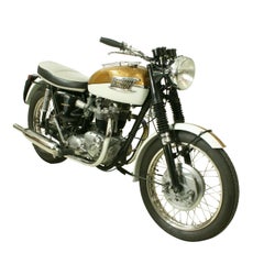 Retro Triumph Bonneville Motorcycle