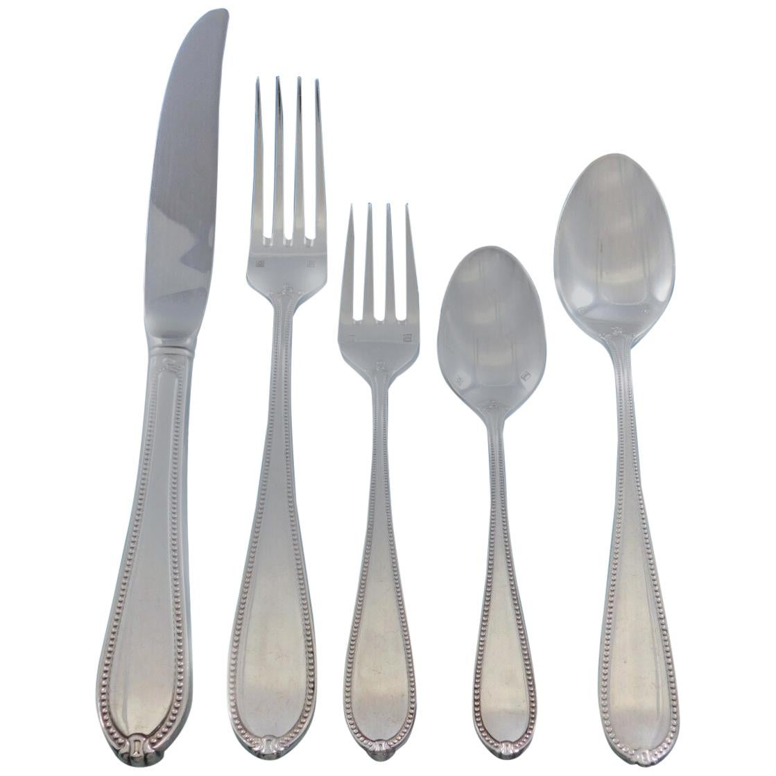 Triumph by Tuttle Sterling Silver Flatware Set for 12 Service 61 Pieces Dinner For Sale