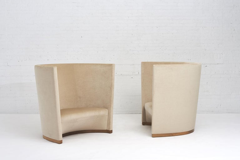 Mid-Century Modern Triumph Chairs by Christopher Pillet for Holly Hunt For Sale