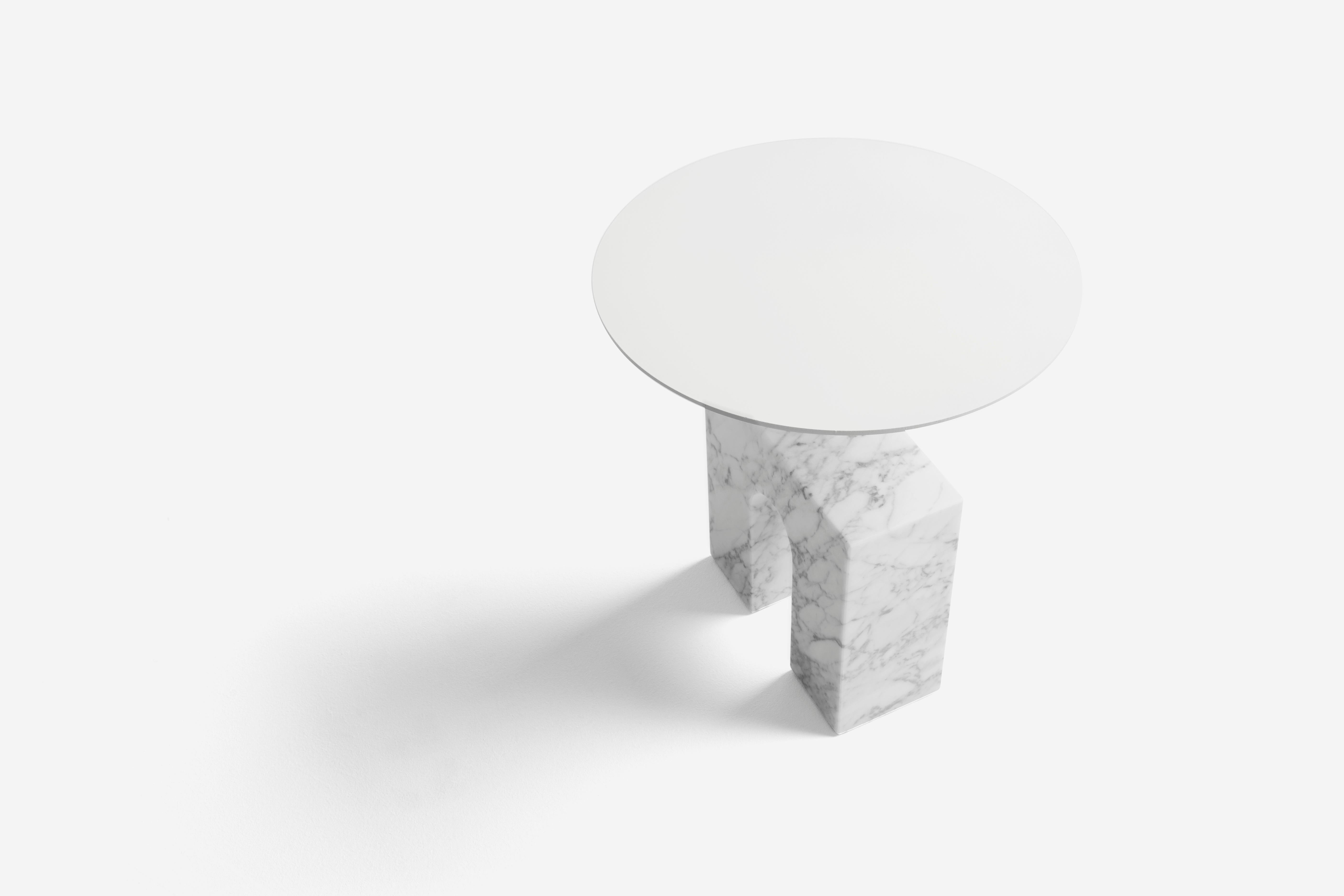 Modern Triumph Marble Side Table by Joseph Vila Capdevila For Sale