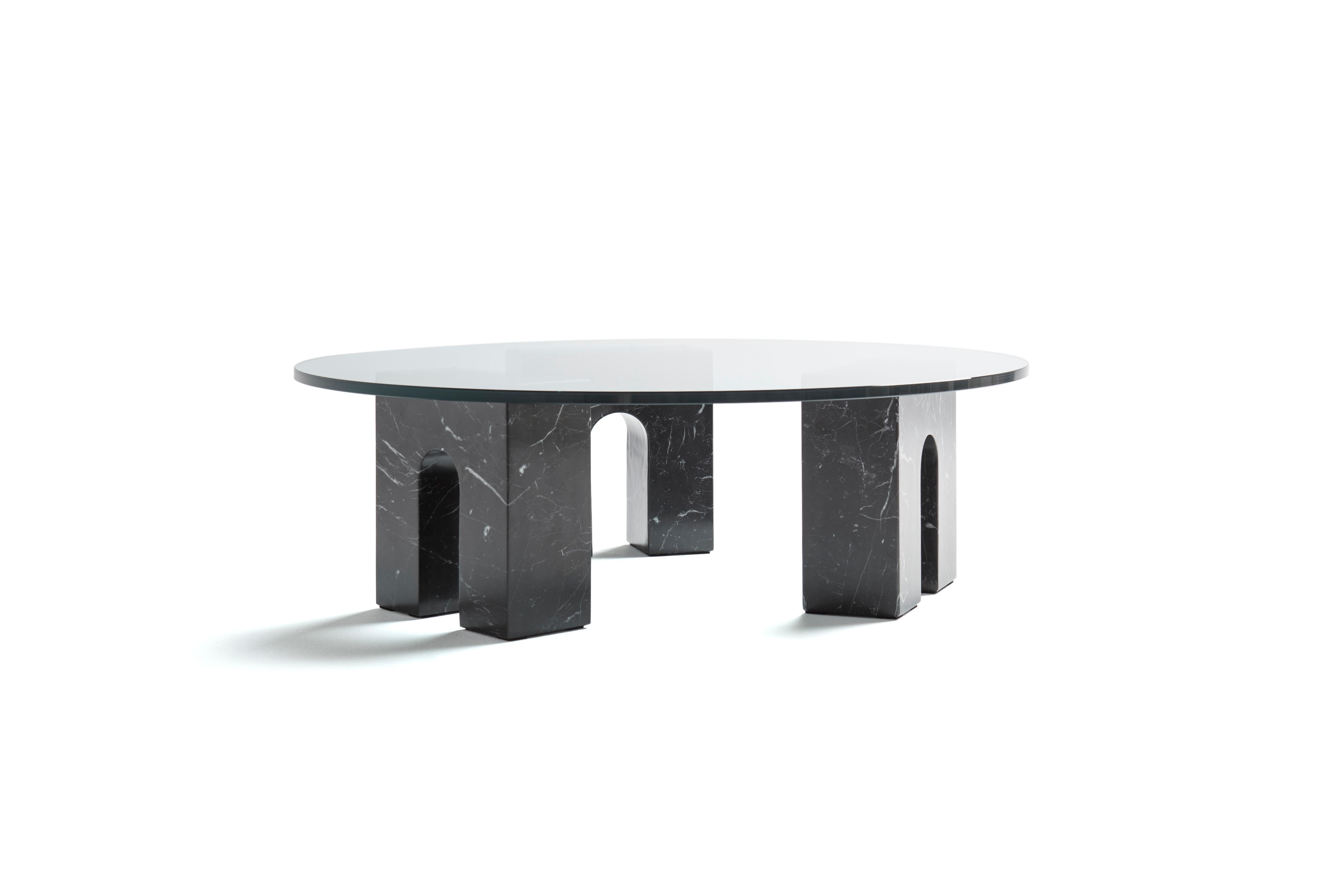 Modern Triumph Marquina Marble Table by Joseph Vila Capdevila