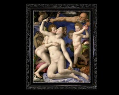 Triumph of Venus, after Renaissance Revival Oil Painting by Agnolo Bronzino