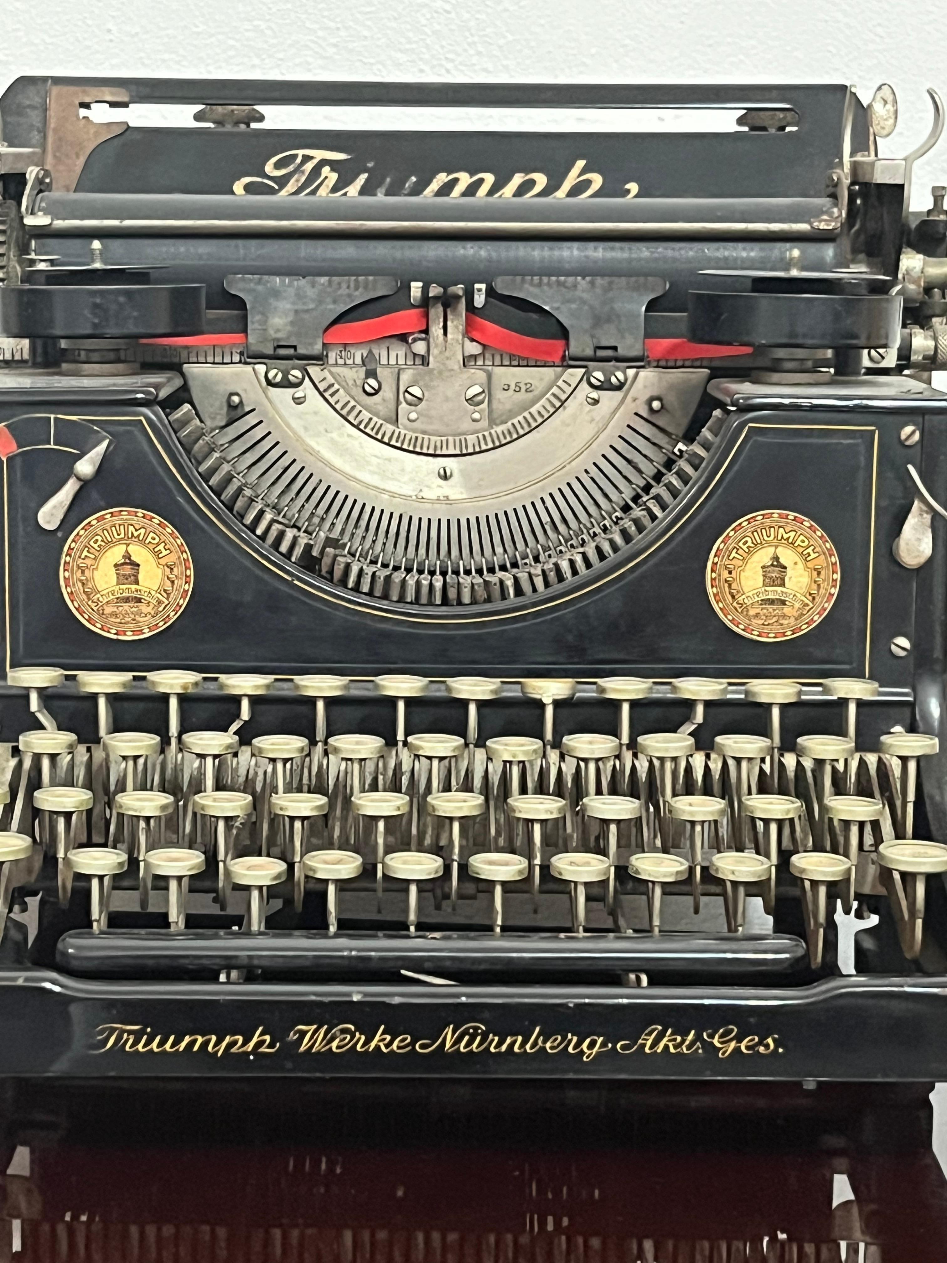 Triumph Typewriter, Germany, 1930 For Sale 3