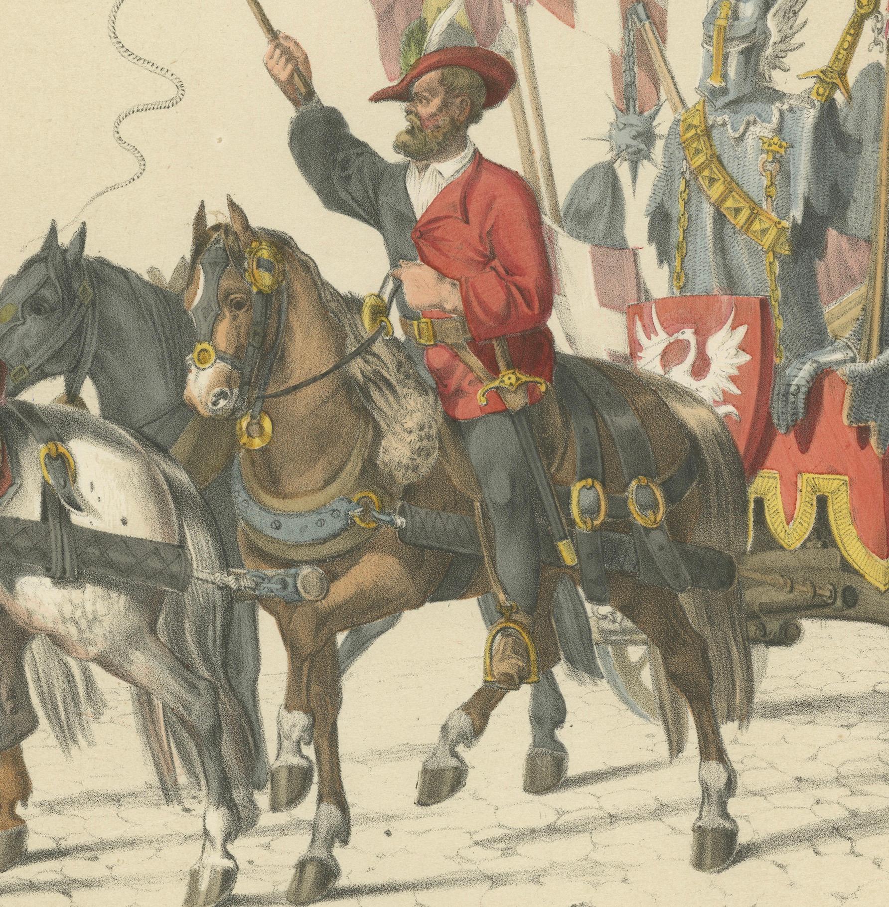 Mid-19th Century Triumphal Carriage of the Swiss Confederation: A Historic Festival in 1855 For Sale